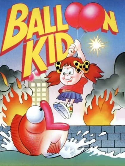 Capa de Balloon Kid para Game Boy