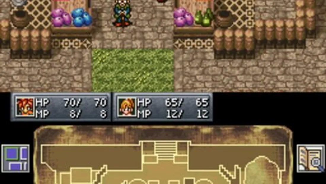 Cena de gameplay de Chrono Trigger
