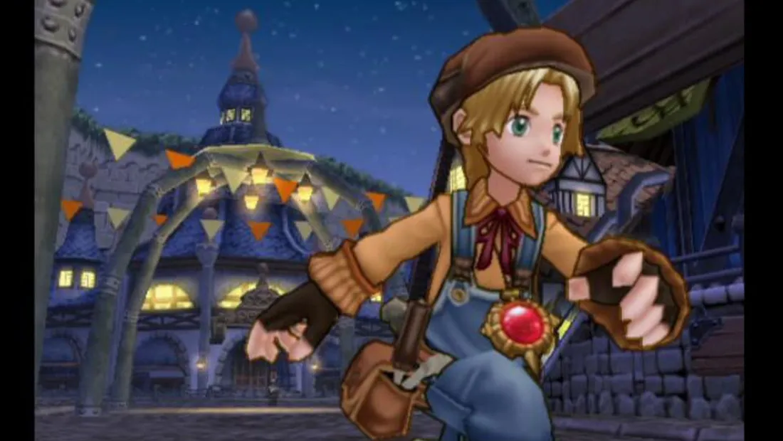 Cena de gameplay de Dark Cloud 2