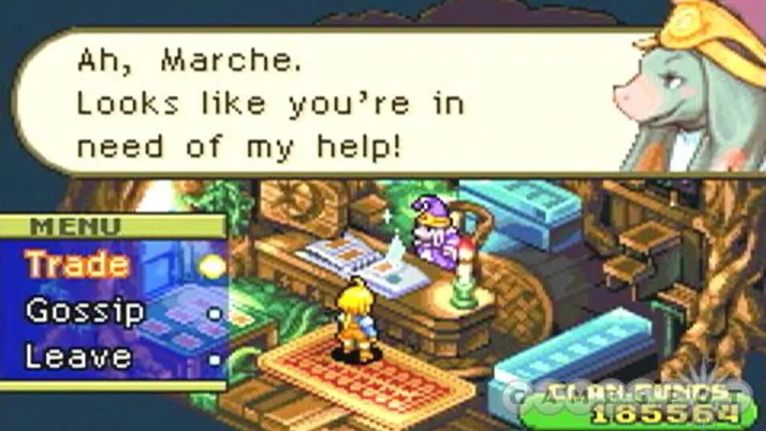 Cena de gameplay de Final Fantasy Tactics Advance