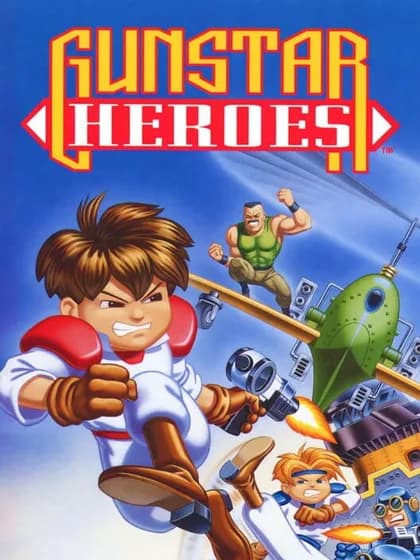 Capa de Gunstar Heroes para Mega Drive