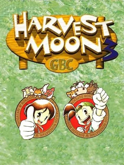 Capa de Harvest Moon 3 GBC para Game Boy Color