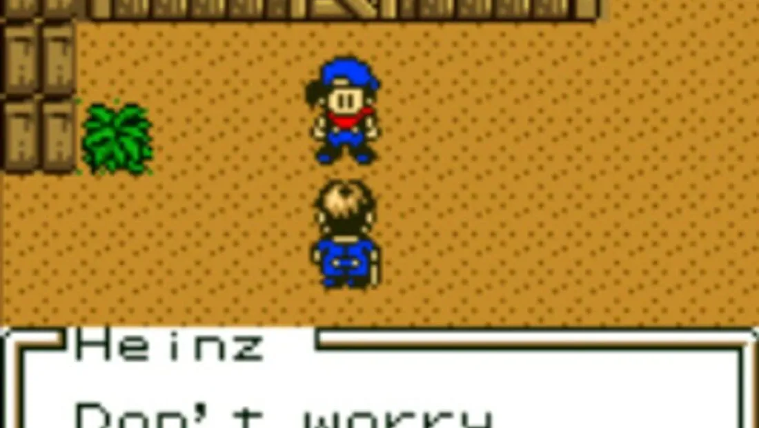 Cena de gameplay de Harvest Moon 3 GBC