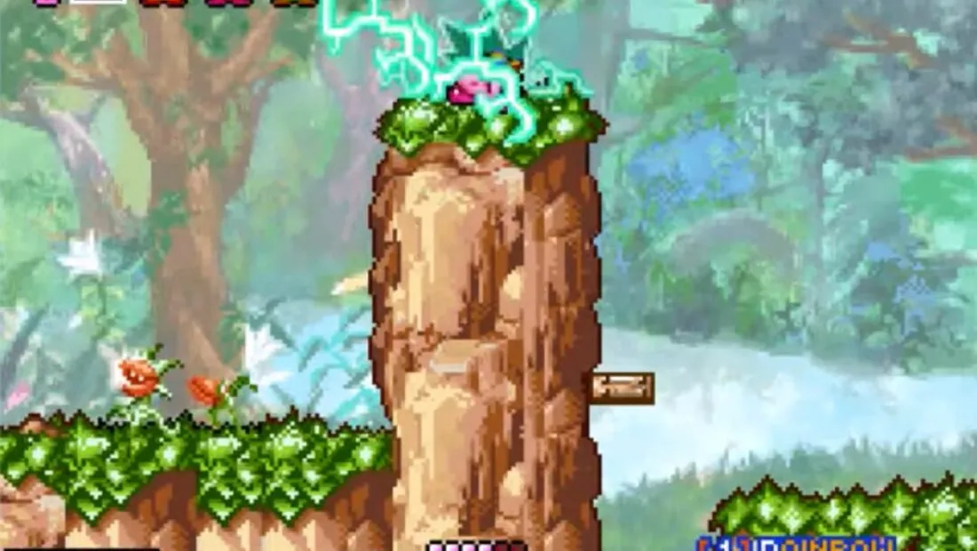 Cena de gameplay de Kirby & the Amazing Mirror