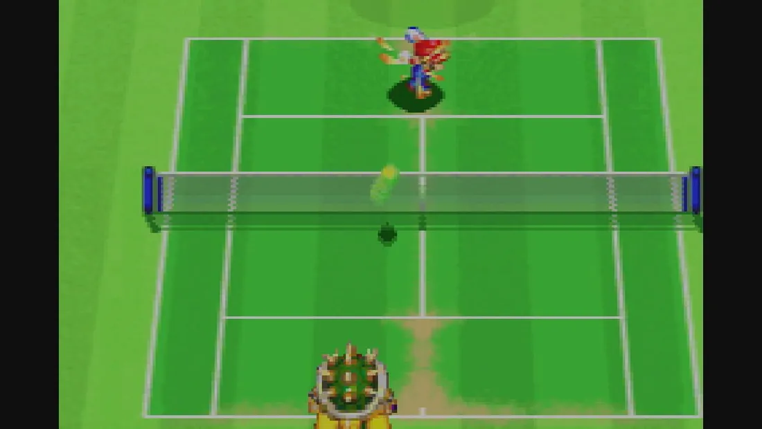 Cena de gameplay de Mario Tennis: Power Tour