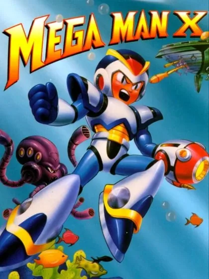 Capa de Mega Man X para Super Nintendo