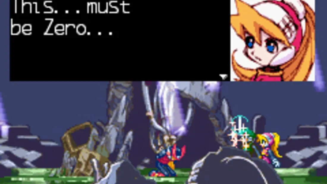 Cena de gameplay de Mega Man Zero