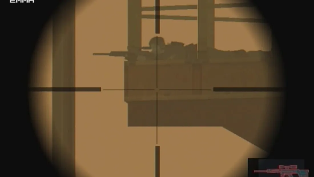 Cena de gameplay de Metal Gear Solid 2: Sons of Liberty