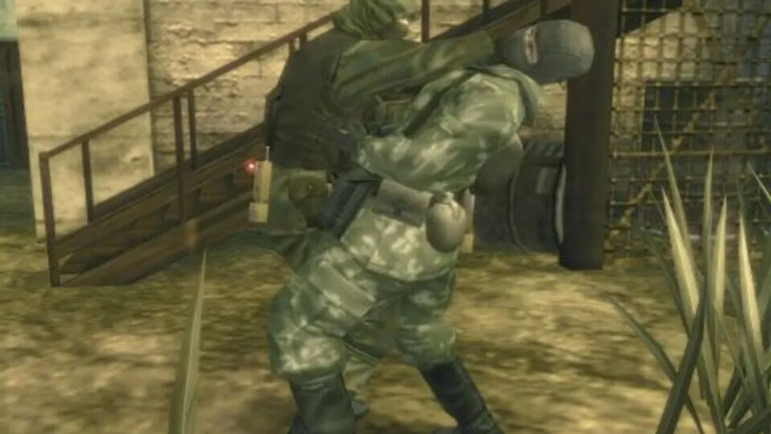 Cena de gameplay de Metal Gear Solid 3: Subsistence