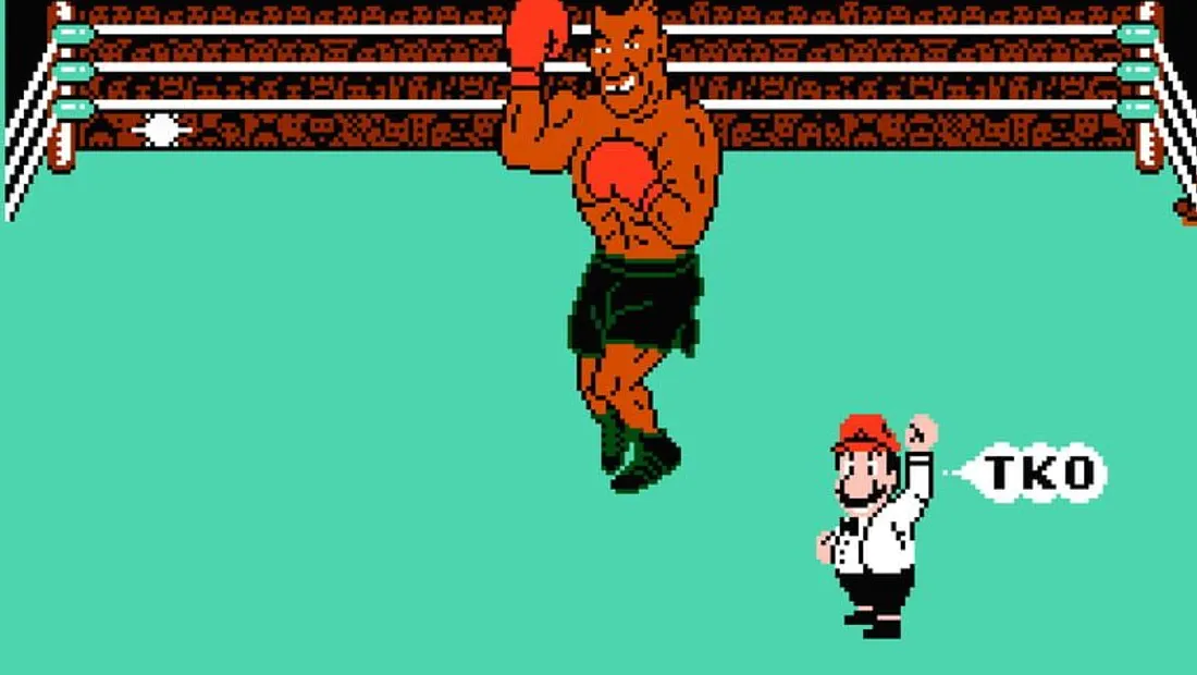 Cena de gameplay de Mike Tyson's Punch-Out!!