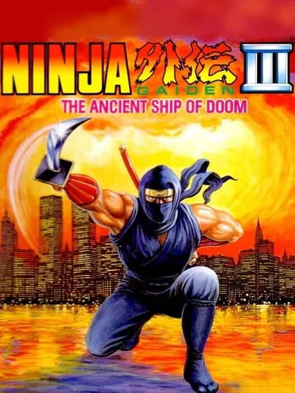 Capa de Ninja Gaiden III: The Ancient Ship of Doom para NES