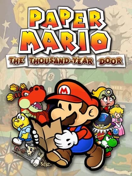 Capa de Paper Mario: The Thousand-Year Door para GameCube