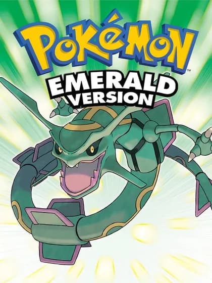 Capa de Pokémon Emerald Version para Game Boy Advance