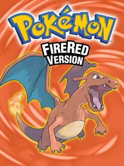 Capa de Pokémon FireRed Version para Game Boy Advance