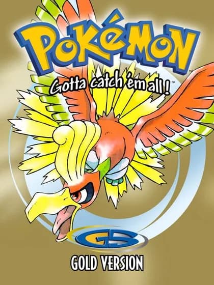 Capa de Pokémon Gold Version para Game Boy Color