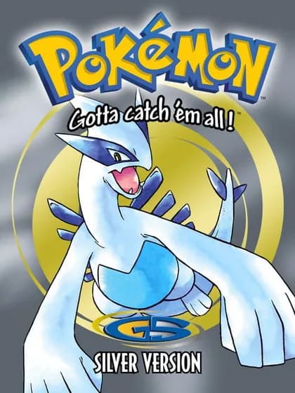 Capa de Pokémon Silver Version para Game Boy Color