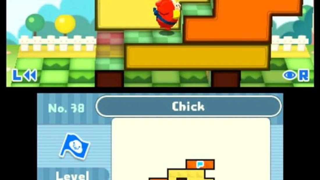 Cena de gameplay de Pushmo