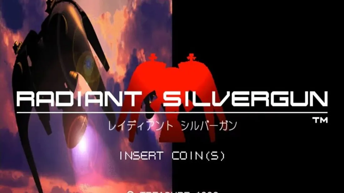 Cena de gameplay de Radiant Silvergun