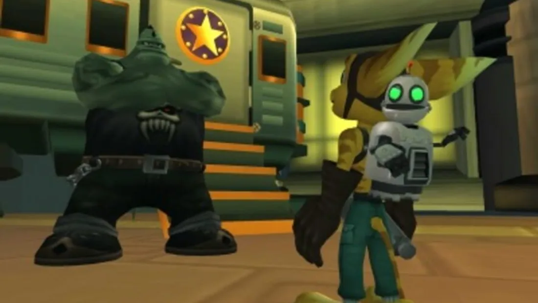 Cena de gameplay de Ratchet & Clank
