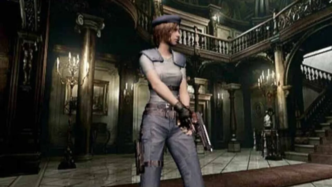 Cena de gameplay de Resident Evil
