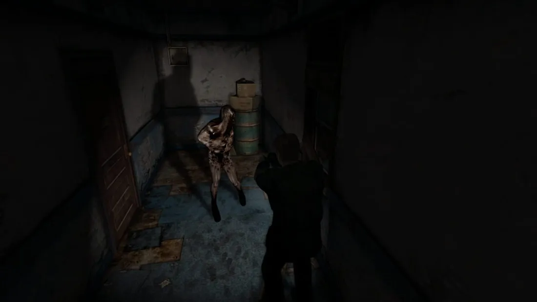 Cena de gameplay de Silent Hill 2
