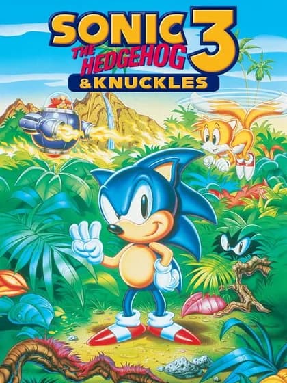 Capa de Sonic the Hedgehog 3 & Knuckles para Mega Drive