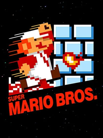 Capa de Super Mario Bros. para NES