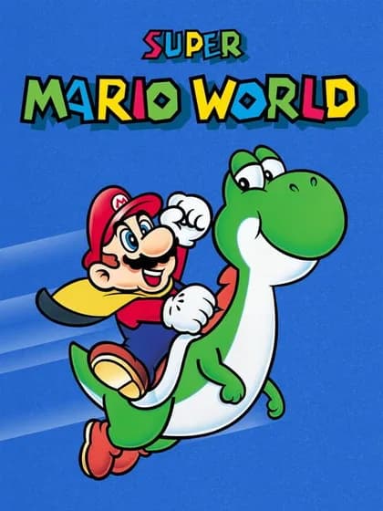 Capa de Super Mario World para Super Nintendo