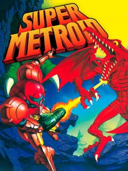Capa de Super Metroid para Super Nintendo