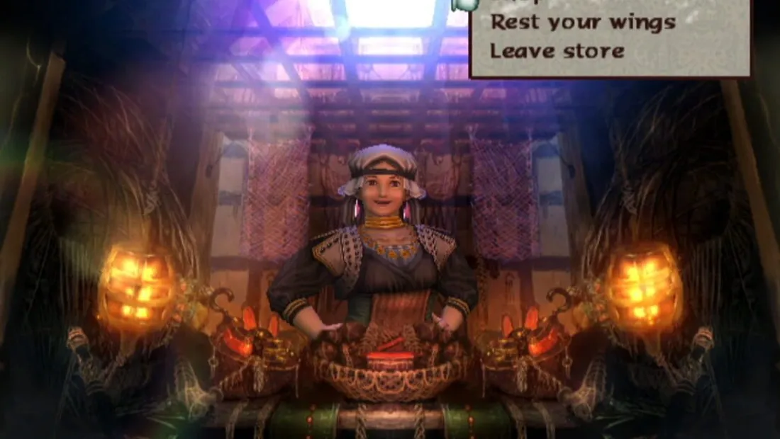 Cena de gameplay de Baten Kaitos: Eternal Wings and the Lost Ocean
