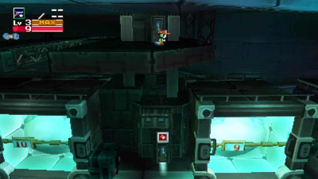 Cena de gameplay de Cave Story 3D