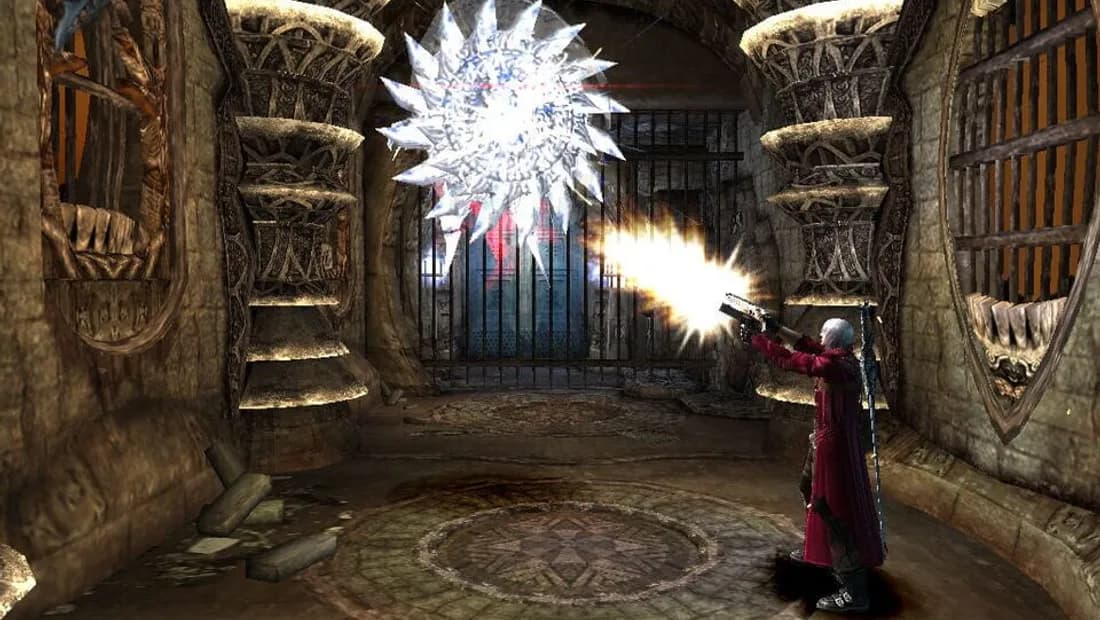 Cena de gameplay de Devil May Cry 3: Dante's Awakening - Special Edition