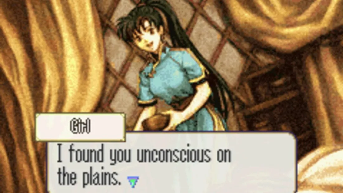 Cena de gameplay de Fire Emblem: The Blazing Blade