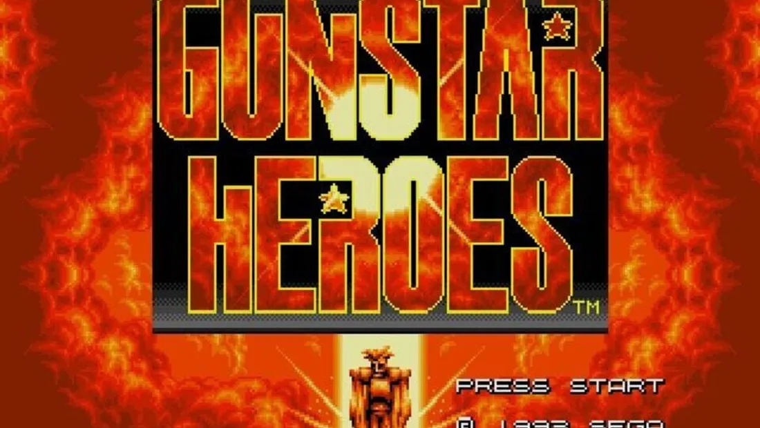Cena de gameplay de Gunstar Heroes
