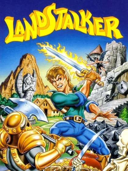 Capa de Landstalker para Mega Drive
