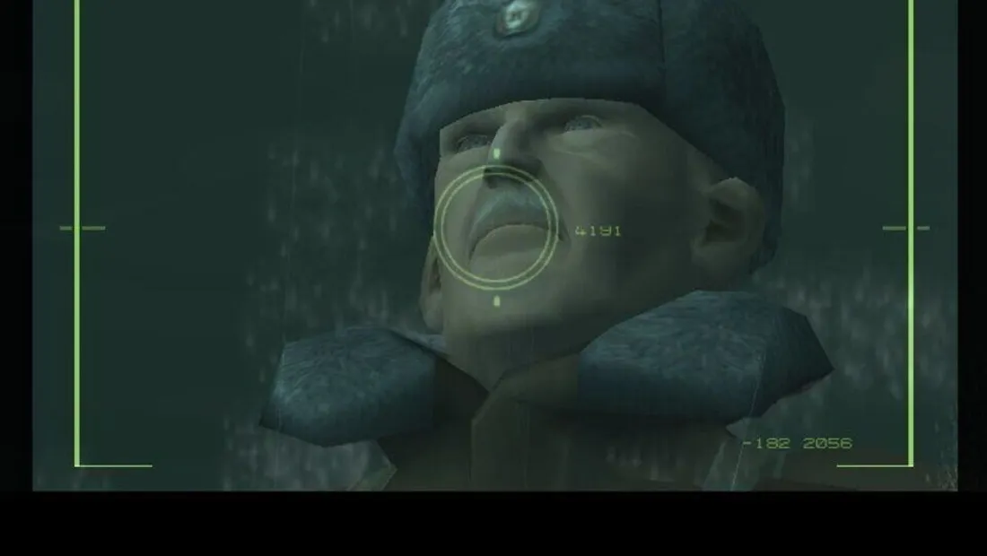 Cena de gameplay de Metal Gear Solid 2: Substance