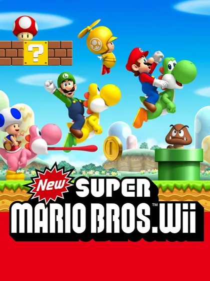 Capa de New Super Mario Bros. Wii para Wii