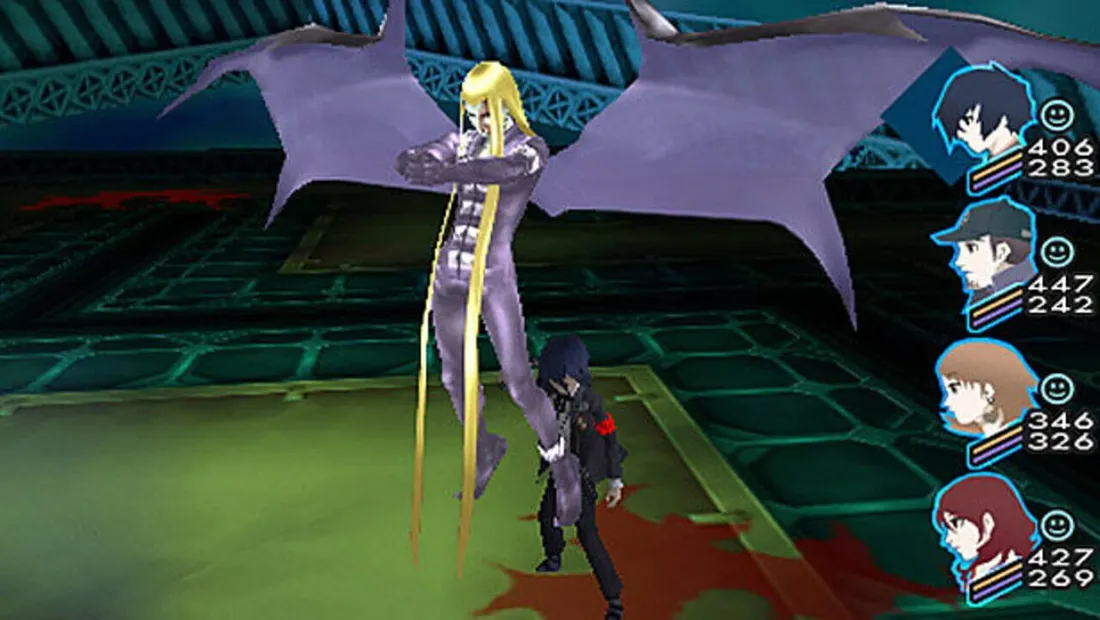 Cena de gameplay de Persona 3 Portable