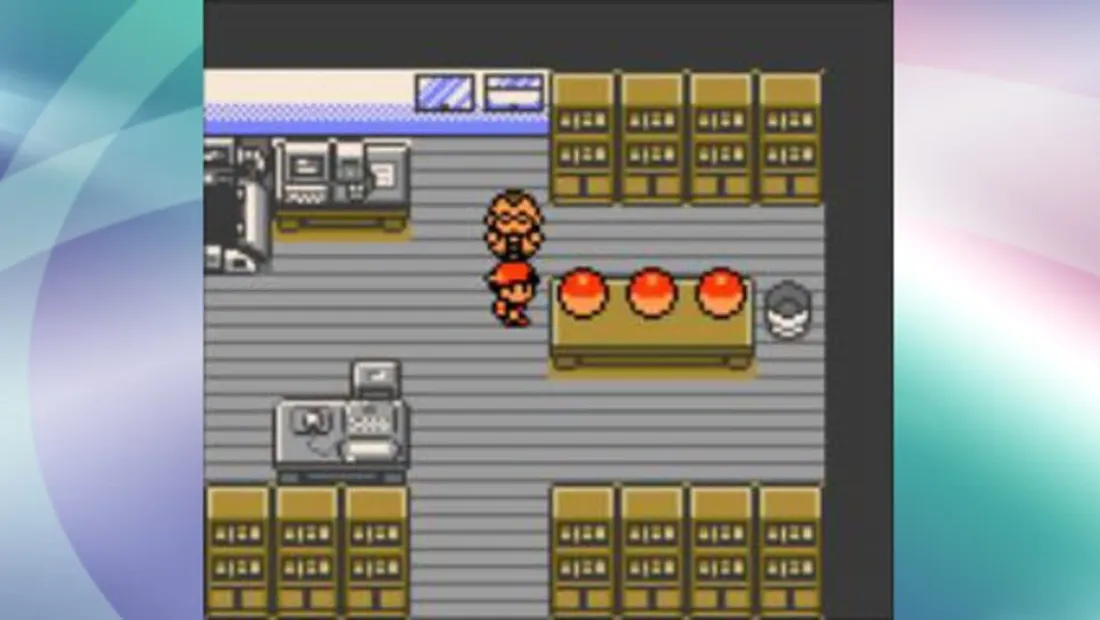 Cena de gameplay de Pokémon Crystal Version