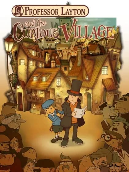 Capa de Professor Layton and the Curious Village para Nintendo DS