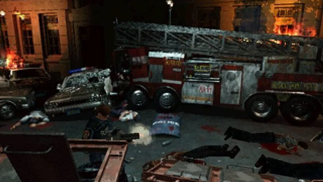 Cena de gameplay de Resident Evil 2