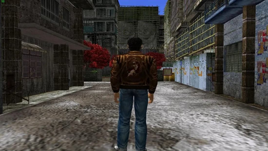 Cena de gameplay de Shenmue II