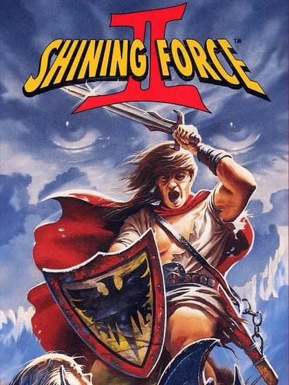 Capa de Shining Force II para Mega Drive