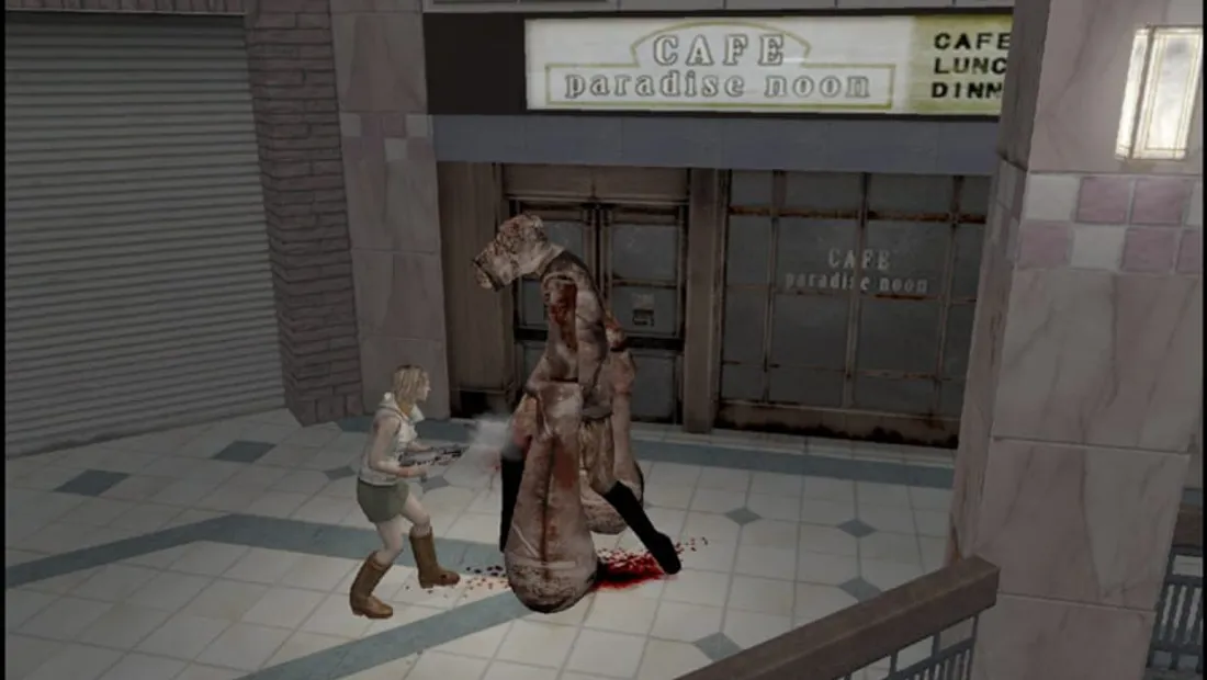 Cena de gameplay de Silent Hill 3