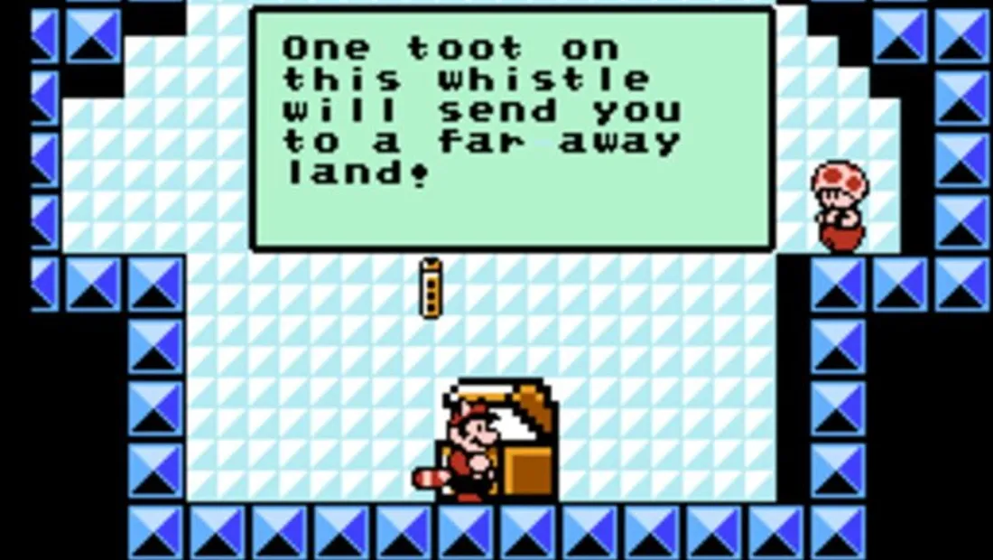 Cena de gameplay de Super Mario Bros. 3