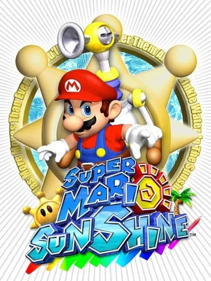 Capa de Super Mario Sunshine para GameCube