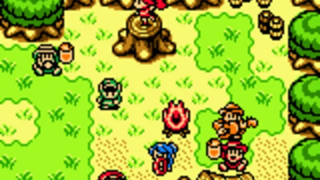 Cena de gameplay de The Legend of Zelda: Oracle of Seasons