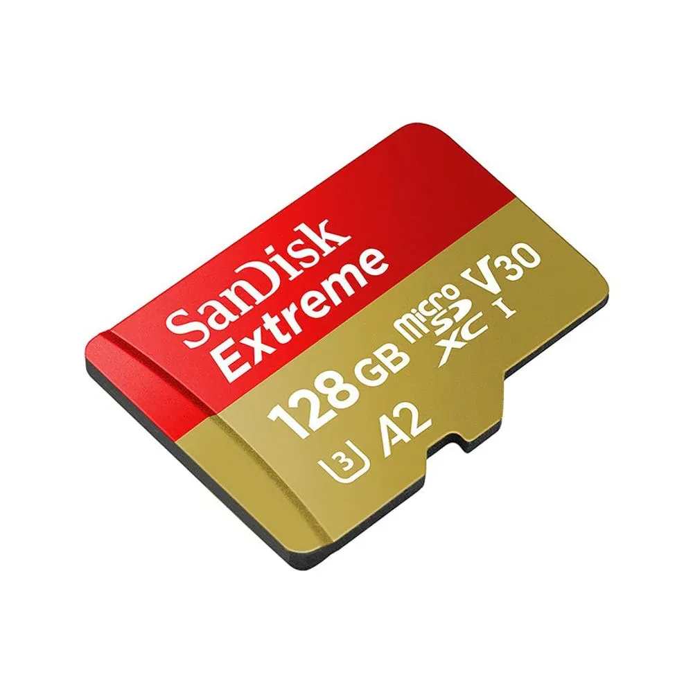 Cartão de Memória microSD 128GB (Classe A2)